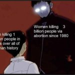 Woman killing babies