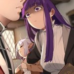 Fern get made at Frieren pregnancy meme