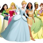 Princesses Whole Group Line