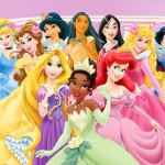 One of the first group pictures with Rapunzel