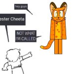 Someone actually called Helio the Jaguar that | Chester Cheeta | image tagged in that's not what i'm called,fauna world,jaguar | made w/ Imgflip meme maker