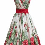 White Hawaiian Christmas Dress