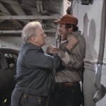 fighting up against a wall template meme