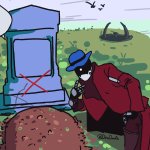 Bandit RoR2 over a grave