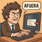 javier milei removing code from codebase with he's phrase "afuer