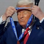 Trump medals himself