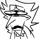 scarred/traumatized spamton meme