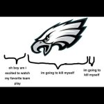 Philly Eagles - past present future meme
