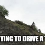 i hate them | ME TRYING TO DRIVE A TESLA | image tagged in gifs,cars | made w/ Imgflip video-to-gif maker
