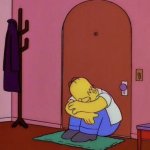 Homer Simpson crying