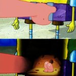 spongebob patrick fingers