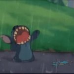 stitch rain sad GIF Template