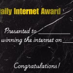 Daily Internet Award template