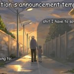 Zenction's announcement template