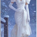 White Christmas Gown