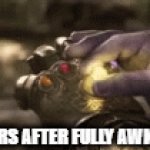 thanos power up | DOUGH USERS AFTER FULLY AWK THEIR FRUIT | image tagged in gifs,funny | made w/ Imgflip video-to-gif maker