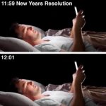 New Year Resolutions 11:59-12:01