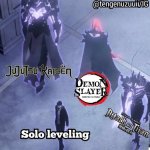 solo leveling be like