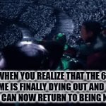 Finally peace at last, i can't stand that crappy meme | WHEN YOU REALIZE THAT THE 67 MEME IS FINALLY DYING OUT AND THE WORLD CAN NOW RETURN TO BEING NORMAL | image tagged in gifs,relatable,67,i hate you,dying meme,finally inner peace | made w/ Imgflip video-to-gif maker