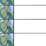 Triggered Squidward | image tagged in sleeping squidward | made w/ Imgflip meme maker