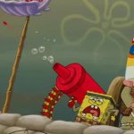 Spongebob Ketchup Mayo War GIF Template