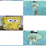 Spongebob angry then cute