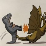 gorosaurus kicks king ghidorah template