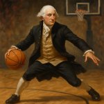 George Washington crossover basketball