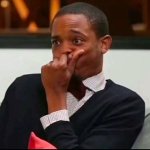 man holding his laugh meme