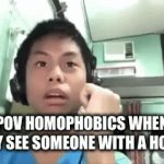 Mods don’t feature this i misclicked | POV HOMOPHOBICS WHEN THEY SEE SOMEONE WITH A HOUSE | image tagged in gifs,gay,guns | made w/ Imgflip video-to-gif maker