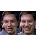 peter parker (cry/smile)