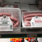 mario and luigi sausage