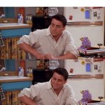 Friends - Joey reversed with caption area