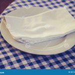 Plate and Napkin