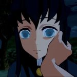 Muichiro's dumb-founded expression