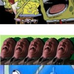 Spongbob 5 guys laughing mock 1
