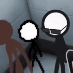 The Mercenaries in an Elevator GIF Template