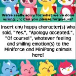 The animals are here