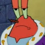 Grumpy Mr krabs