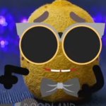 Kiwi wearing a sunglasses