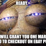 Galactic Nova as a CPU online processor | READY.>; I WILL GRANT YOU ONE MARX PLUSH. GO TO CHECKOUT ON EBAY PURCHASE. | image tagged in galactic nova's wish process | made w/ Imgflip meme maker