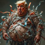 Trump cutting truth, logic and integrity to ribbons