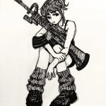 gun girl