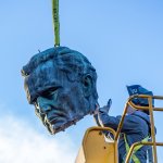 Dictator tito statue beheaded