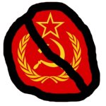 low quality anti communist symbol
