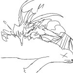 Zoidberg scavenging on a corpse of a seal