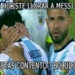Messi llorar