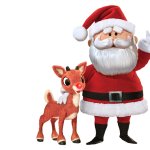 Rudolph & Santa Claus