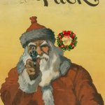 Santa Claus stuck Up