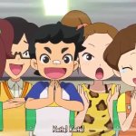 Class 5-2 clapping hands (ignore the subtitles) GIF Template